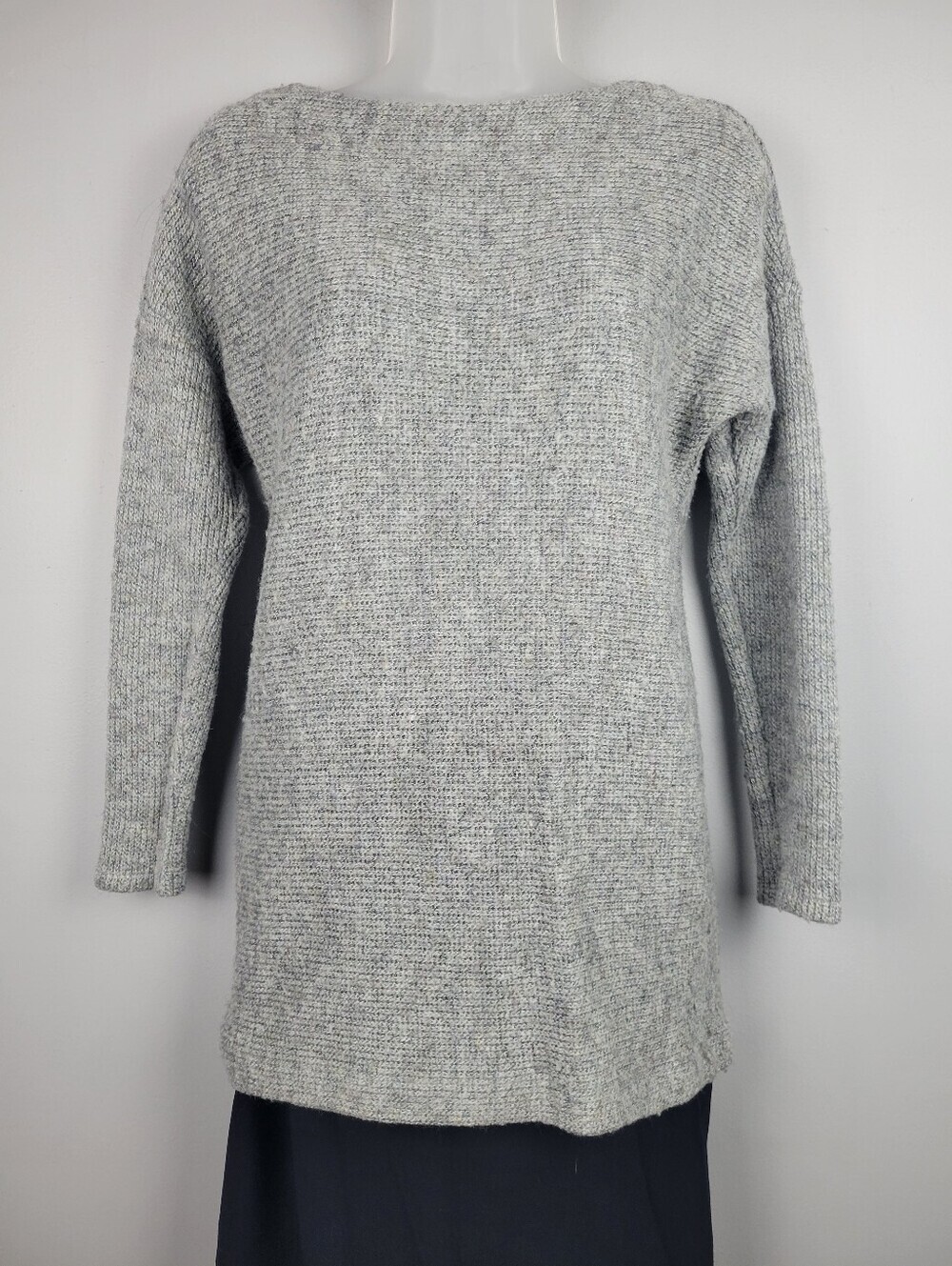 Uniqlo Size S Boatneck Knit Tunic Sweater